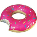 Miniatyrbild 1 av 2: gigantisk donutboj för pool (frostad jordgubbe med bitar) [275]