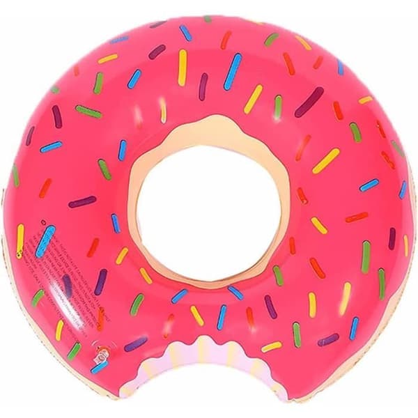 Rosa donut-buoy Storlek vuxen - 120 cm