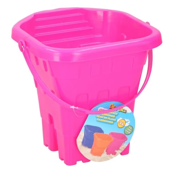 Sandskopa - Eddy Toys - Slott 20cm - Rosa - För Barn - Mixad
