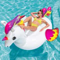 Miniatyrbild 2 av 4: BESTWAY Unicorn XXL åktur på flottör 224 x 164 cm