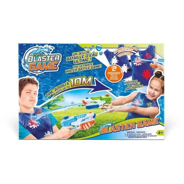 CANAL TOYS Water Battle Game - Hydro Blaster Game - 2 vapen + 2 färgbyteshaklappar