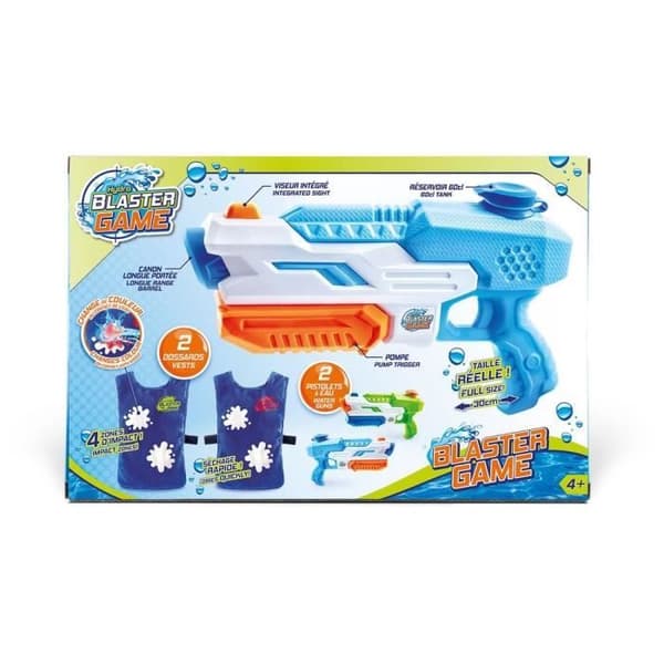 CANAL TOYS Water Battle Game - Hydro Blaster Game - 2 vapen + 2 färgbyteshaklappar