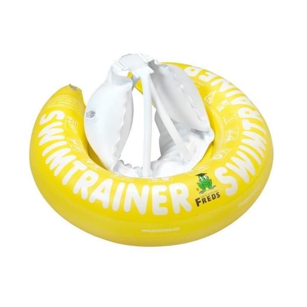 Freds Swim Academy Baby Swimtrainer Gul - 4 till 8 år gammal