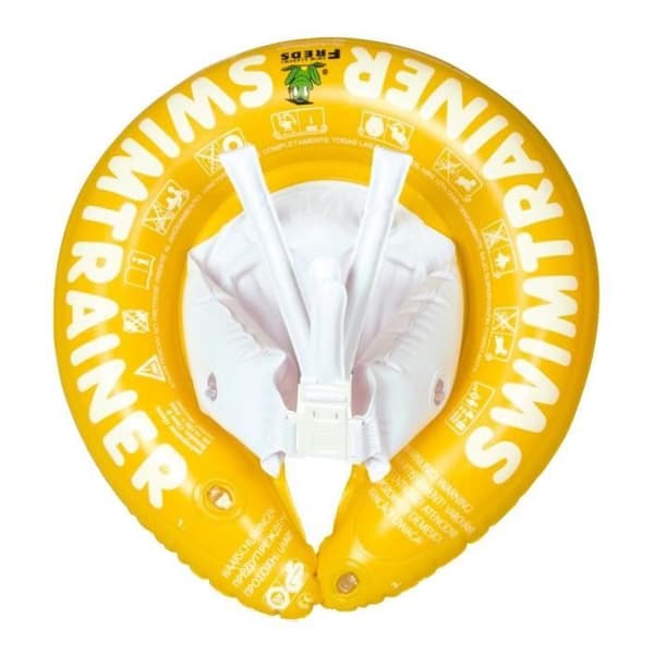 Freds Swim Academy Baby Swimtrainer Gul - 4 till 8 år gammal