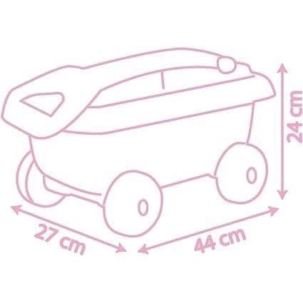 Smoby - Disney Princesses - Strandvagn med hink + tillbehör -