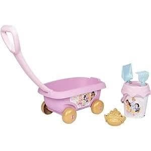 Smoby - Disney Princesses - Strandvagn med hink + tillbehör -