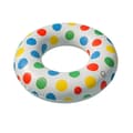 Miniatyrbild 1 av 3: Giant Round Inflatable Buoy med Prickar 91cm Multicolor för Barn och Vuxna Pool eller Strand