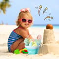 Pikkukuva 7 / 7: Bomclap Beach Set, 18-osainen hiekkalaatikkosetti taitettavalla ämpärillä ja rantaleluilla lapsille (1-5 vuotta)