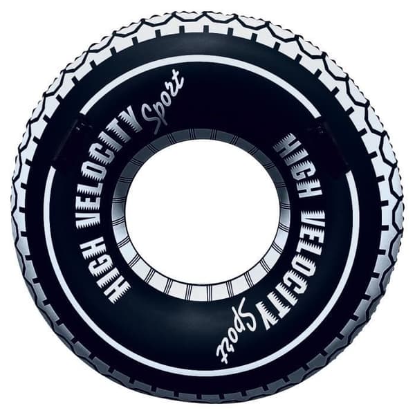 Däckboj för barn - BESTWAY - 118 cm - Färg Svart