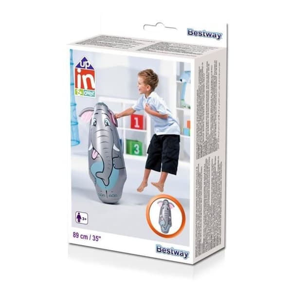 Set med 3 Bestway uppblåsbara djurfigursmodeller - multicolor aleatorio - 3 år gammal