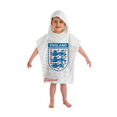England Childrens/Kids Hooded Poncho Towel