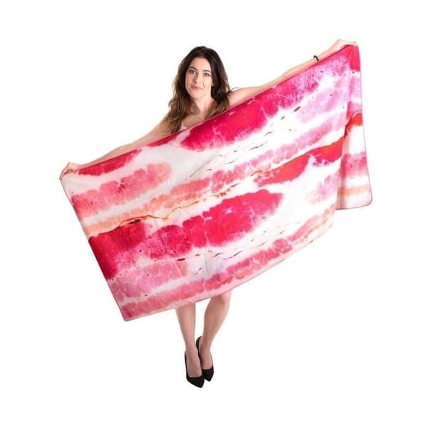 Strandhandduk - Ej specificerat - Bacon - Mikrofiber - 160x80 cm - Snabbtorkande