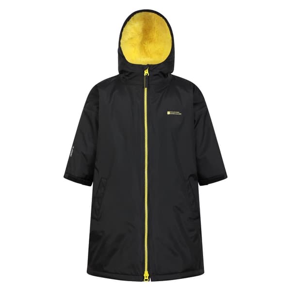 Mountain Warehouse Childrens/Kids Tidal Waterproof Robe Jet Black M