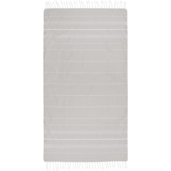Anna Hammam Striped Cotton Beach Towel