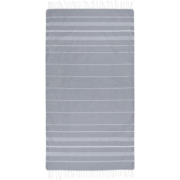 Anna Hammam Striped Cotton Beach Towel