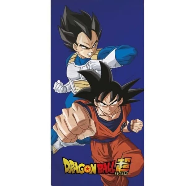 Strandhandduk - DRAGON BALL Z - 70 x 140 cm - 100 % polyester - Tvättbar - Rektangulär