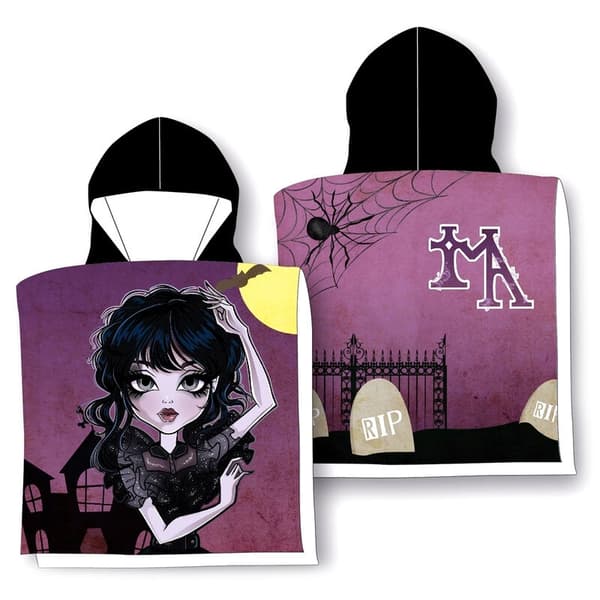 Gothic Girl microfibre poncho towel
