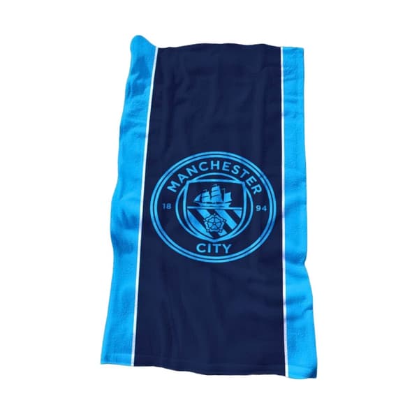 Manchester City FC Crest Cotton Beach Towel