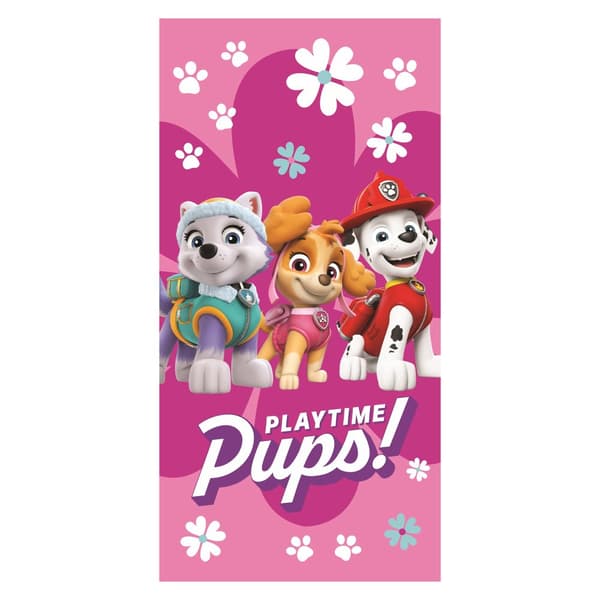 Paw Patrol Strandhandduk Playtime Pups Pink/Multicoloured One Size