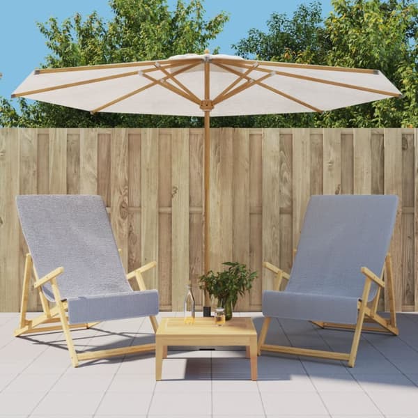 vidaXL strandhåndklæder 2 stk. 60x135 cm 400 GSM stof grå -  Strandhåndklæder