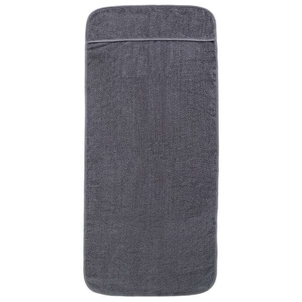 The Living Store Rantapyyhkeet 6 kpl antrasiitti 60x135 cm kangas 400 GSM -  Rantapyyhkeet