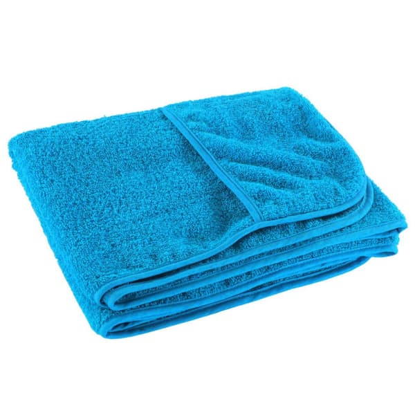 Badhanddukar 4 st turkos 60x135 cm tyg 400 gsm - Strandhandduk - Strandhanddukar - Home & Living