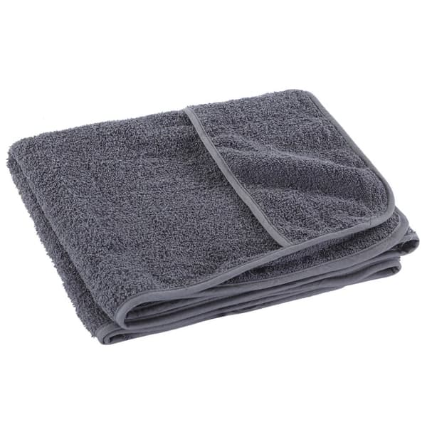 Badhanddukar 6 st antracit 60x135 cm tyg 400 gsm - Strandhandduk - Strandhanddukar - Home & Living