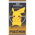 Miniatyrbild 1 av 2: Badlakan eller strandlakan - Pokemon - Pikachu - Gulsvart - 100% polyester - 70x140 cm