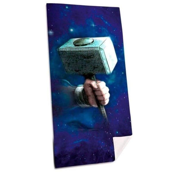 Strandhandduk - Marvel - Thor - 75x150cm - 100% bomull - Tvättbar