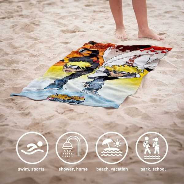 Strandbadduk Naruto Multicolour 70 x 140 cm