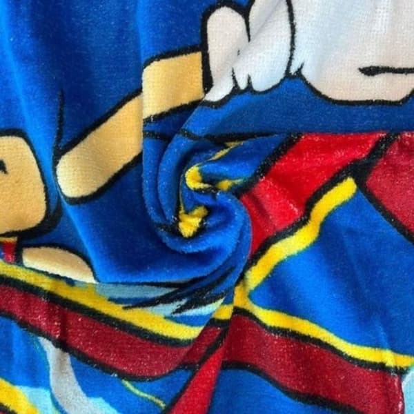 Sonic bomullsfrottébadkar och strandhandduk