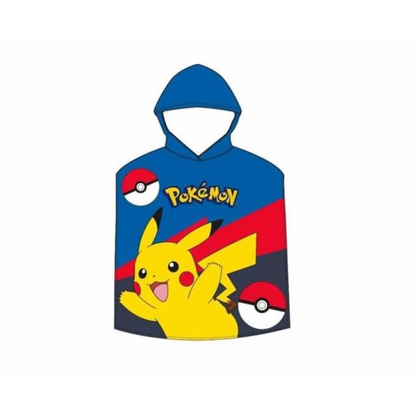 Hupullinen ponchopyyhe Pokémon 55 x 110 cm