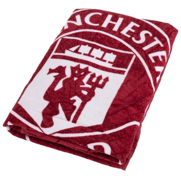 Manchester United FC Identity Crest Strandhandduk
