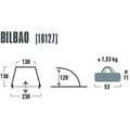 Miniatyrbild 4 av 4: High Peak Bilbao unisex strandskydd för vuxna, blågrå - 10127
