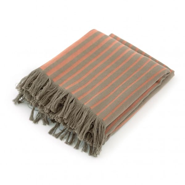 Håndklæde-fouta Borga 100x160 brun
