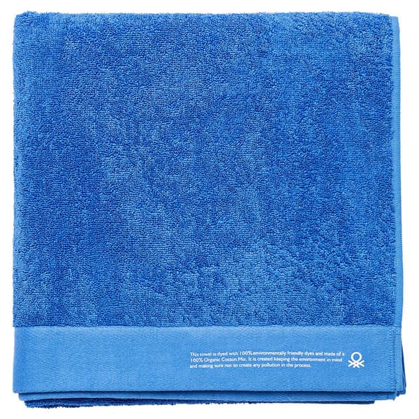 Benetton 90x150 Cm Håndklæde Blå  Mand