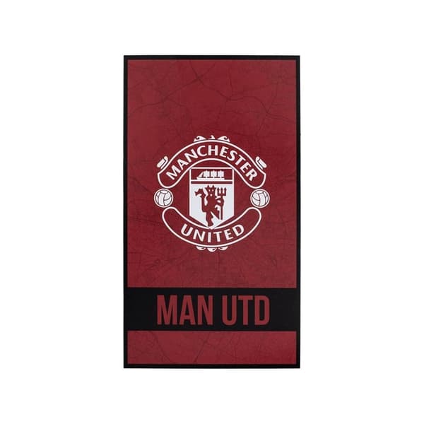 Manchester United FC Identity Beach Towel Red/White/Black One Size