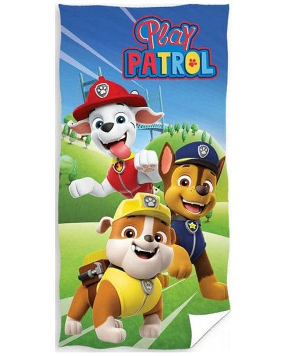 handduk Pat Patrouille 70 x 140 cm i polyester