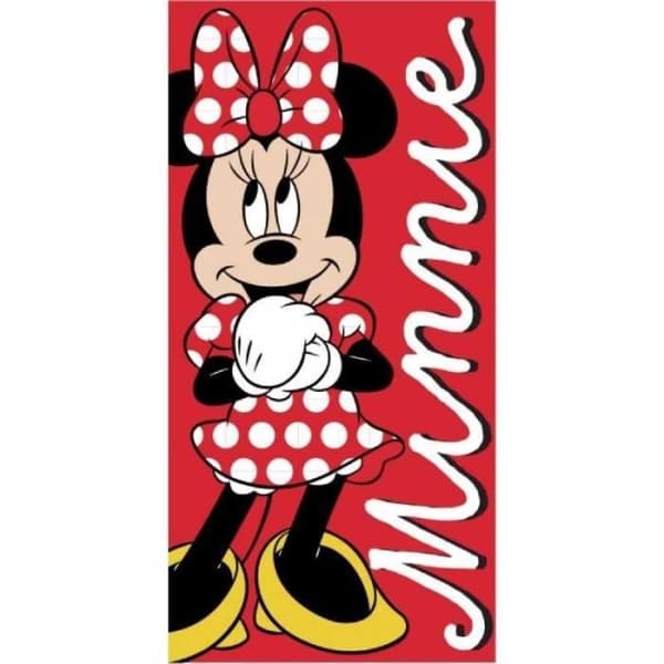 Servett Strandhandduk, Pool Mikrofiber Minnie Disney