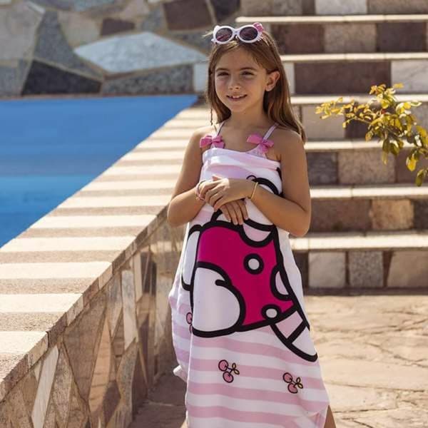Strandhåndklæde Hello Kitty 70 x 140 cm