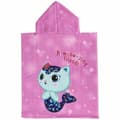 Miniatyrbillede 2 af 3: Poncho-håndklæde med Hætte Gabby's Dollhouse Pink 50 x 115 cm