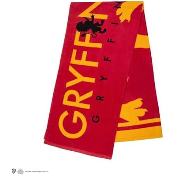 Strandhandduk - Cinereplicas - Harry Potter - Gryffondor - Röd - Rektangulär