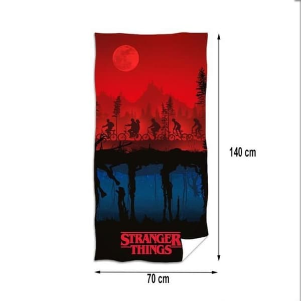 Strandhandduk Stranger Things - Den Omvända Världen