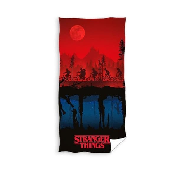 Strandhandduk Stranger Things - Den Omvända Världen