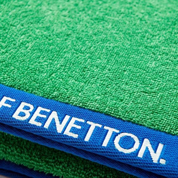 Benetton Rainbow Beach Handduk Grön (160 x 90 cm)