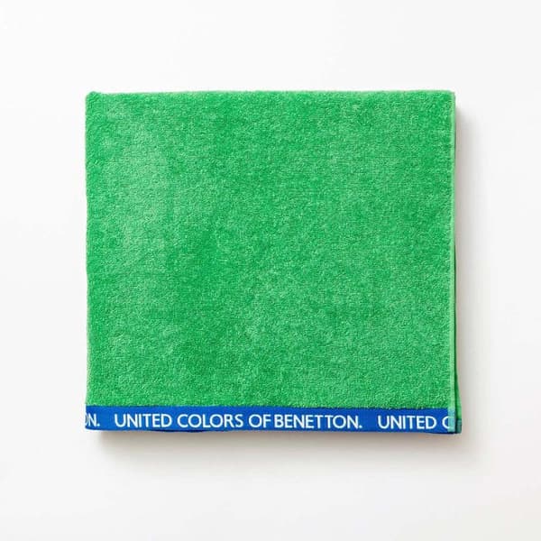 Benetton Rainbow Beach Handduk Grön (160 x 90 cm)