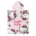 Miniatyrbild 1 av 3: Badduksponcho med luva Hello Kitty Ljusrosa 50 x 111,5 cm