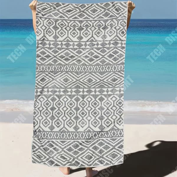 TD® strandhandduk 80*160 CM Sandsäker strandhandduk i mikrofiber Lätt snabbtorkande strandhandduk
