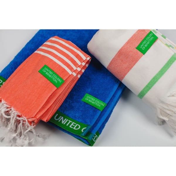 Benetton BE143 Strandhandduk Blå 160 x 90 cm