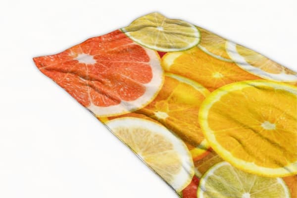 Strandhåndklæde 100x180 citrusfrugter